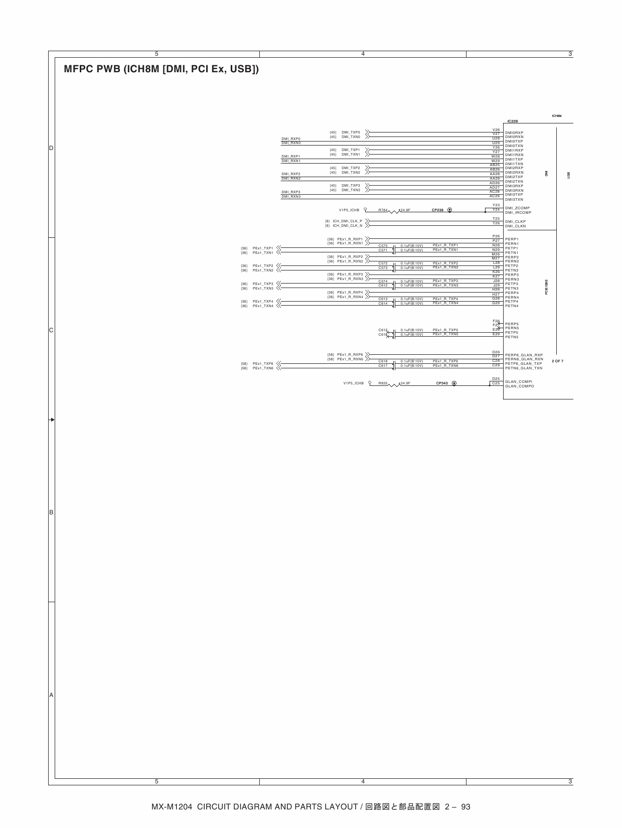 SHARP MX M904 M1054 M1204 Circuit Diagrams-3